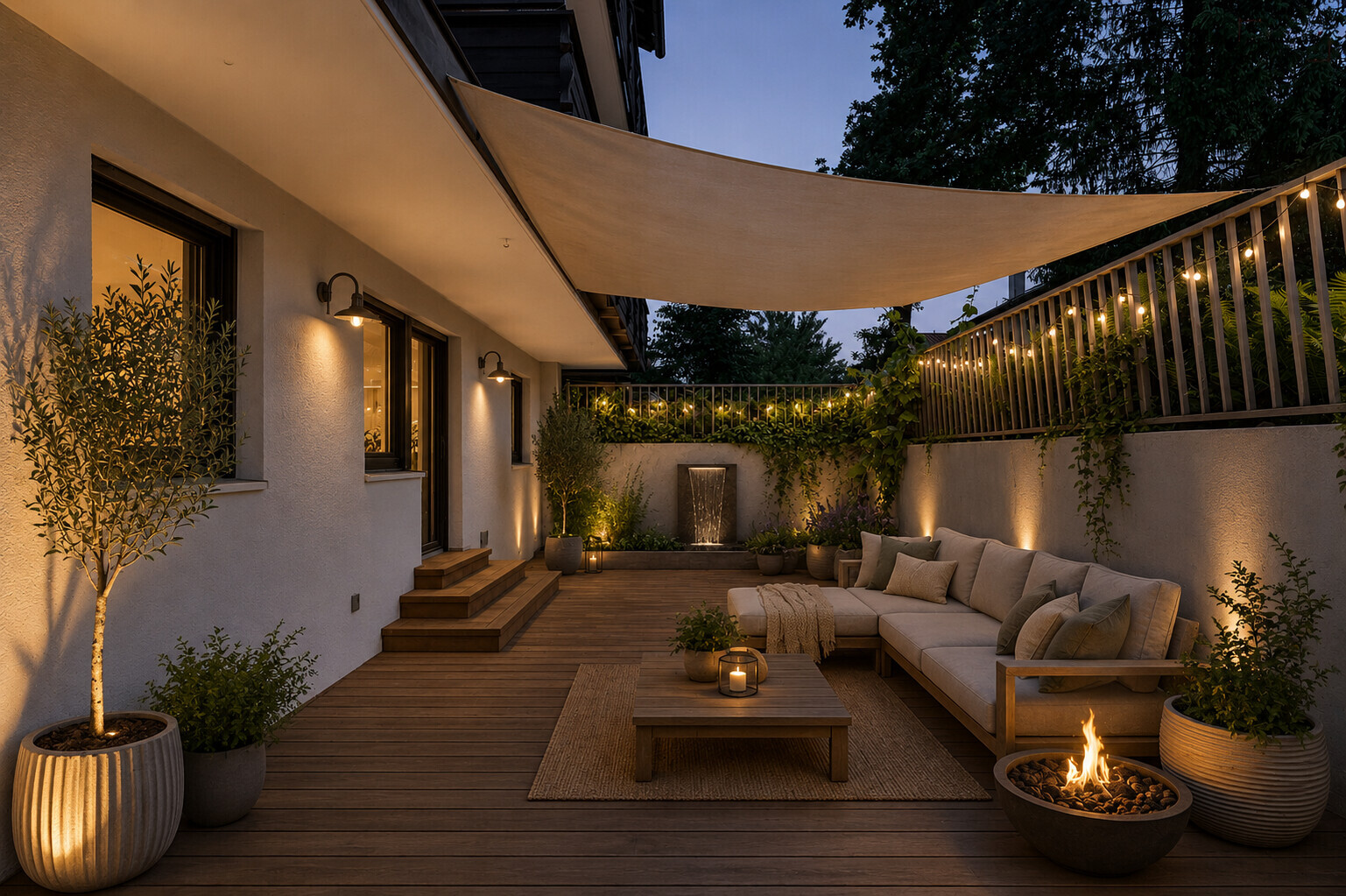 Visualisierung terrasse