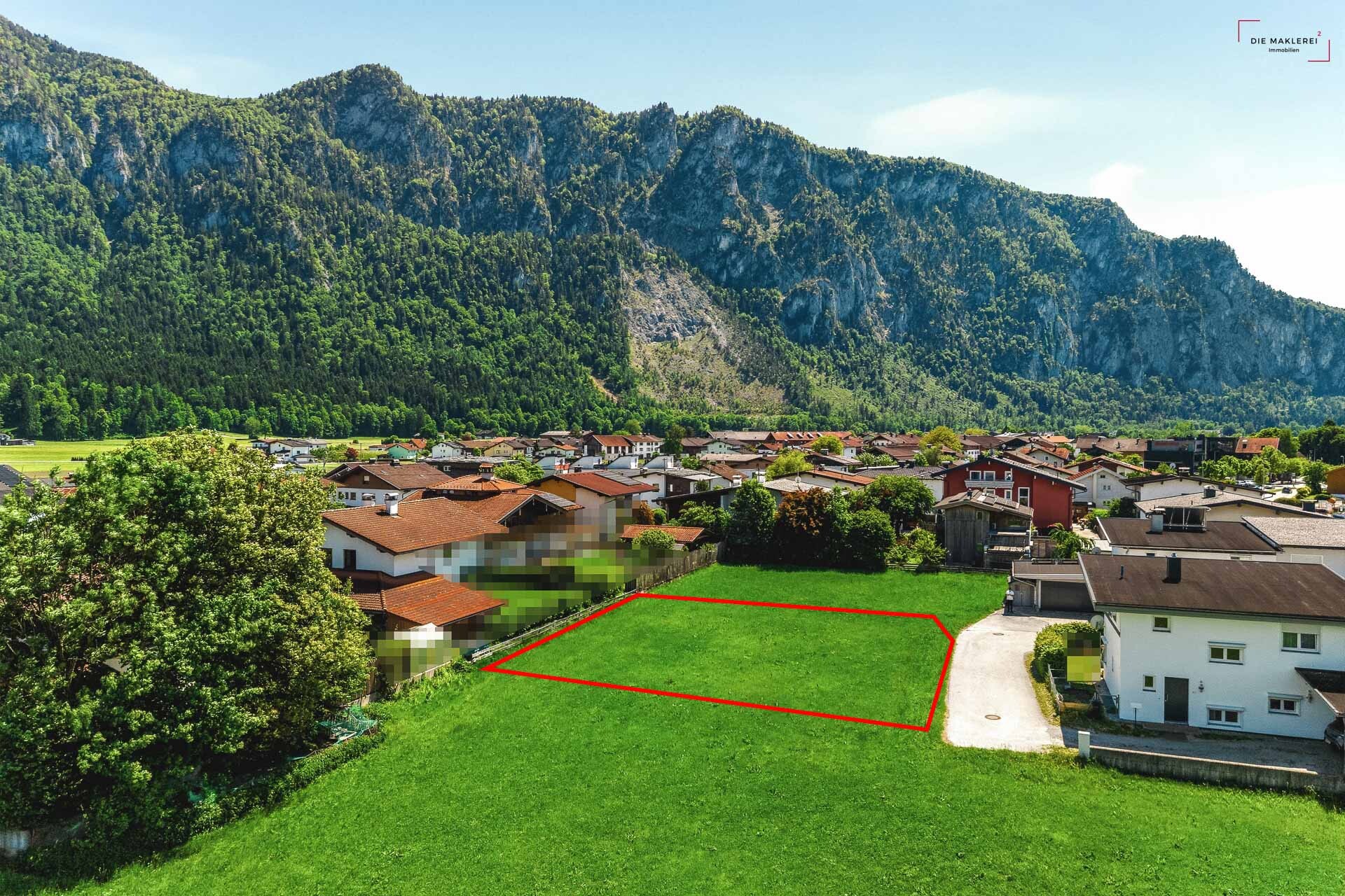 Ebbs grundstück markiert
